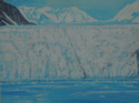 painting titled Surprise Inlet, Prince William Sound, Alaska