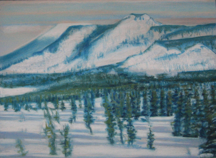 drawing titled Casche Mountain