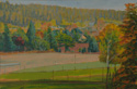 painting titled East View Over Pasture, October